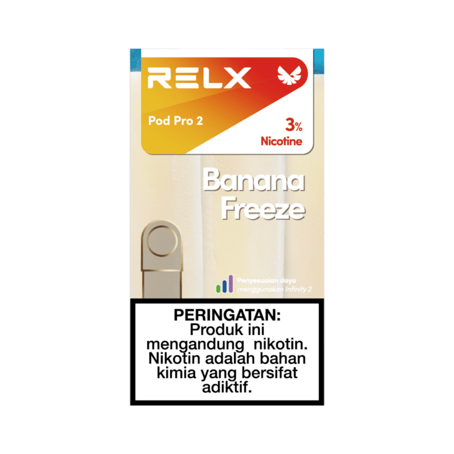 Relx Pod Pro 2 Banana Freeze Rokok Elektrik 1pack