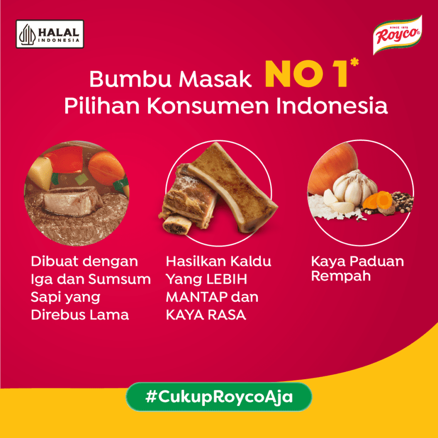 Royco Bumbu Kaldu Penyedap Rasa Sapi Ziplock 210gram