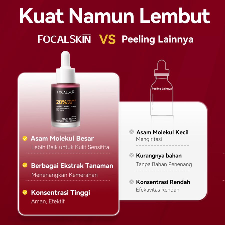 Focalskins Acids Essence Peeling Solution Serum Wajah 30ml