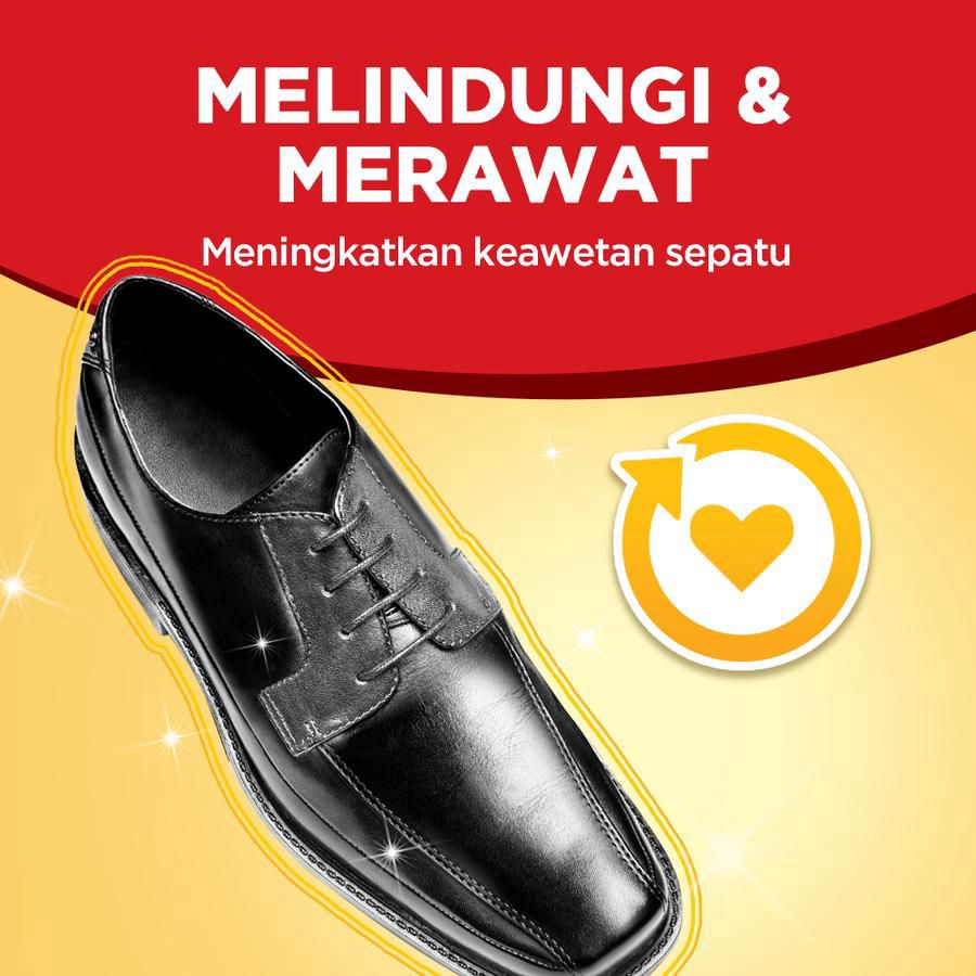 Kiwi Shine & Protect Black Shoe Polish Cair 75ml