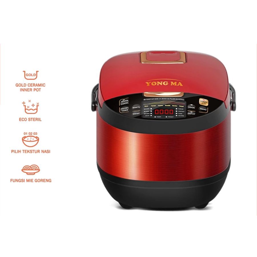 Yong Ma Digital Rice Cooker 2 Liter SMC 7047 1pcs