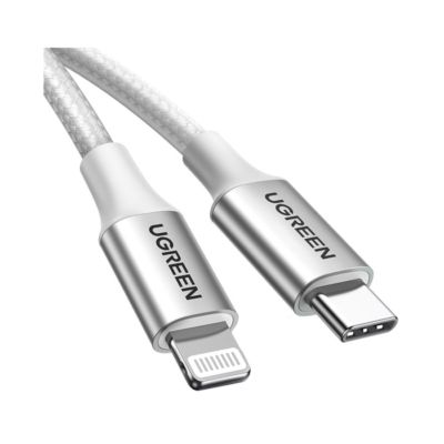 Ugreen Type C to Lightning Silver 1 Meter Cable