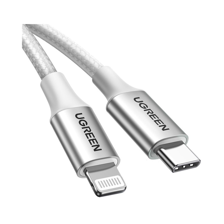 Ugreen Type C to Lightning Silver 1 Meter Cable