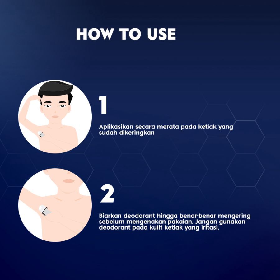 Nivea Men Invisbile Black & White Deodorant Roll On 50ml