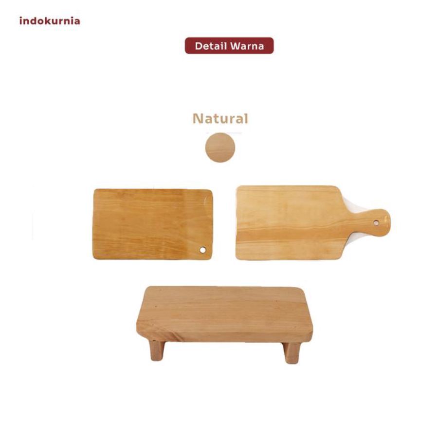 Talenan Kayu Segi Besar Premium 1pcs