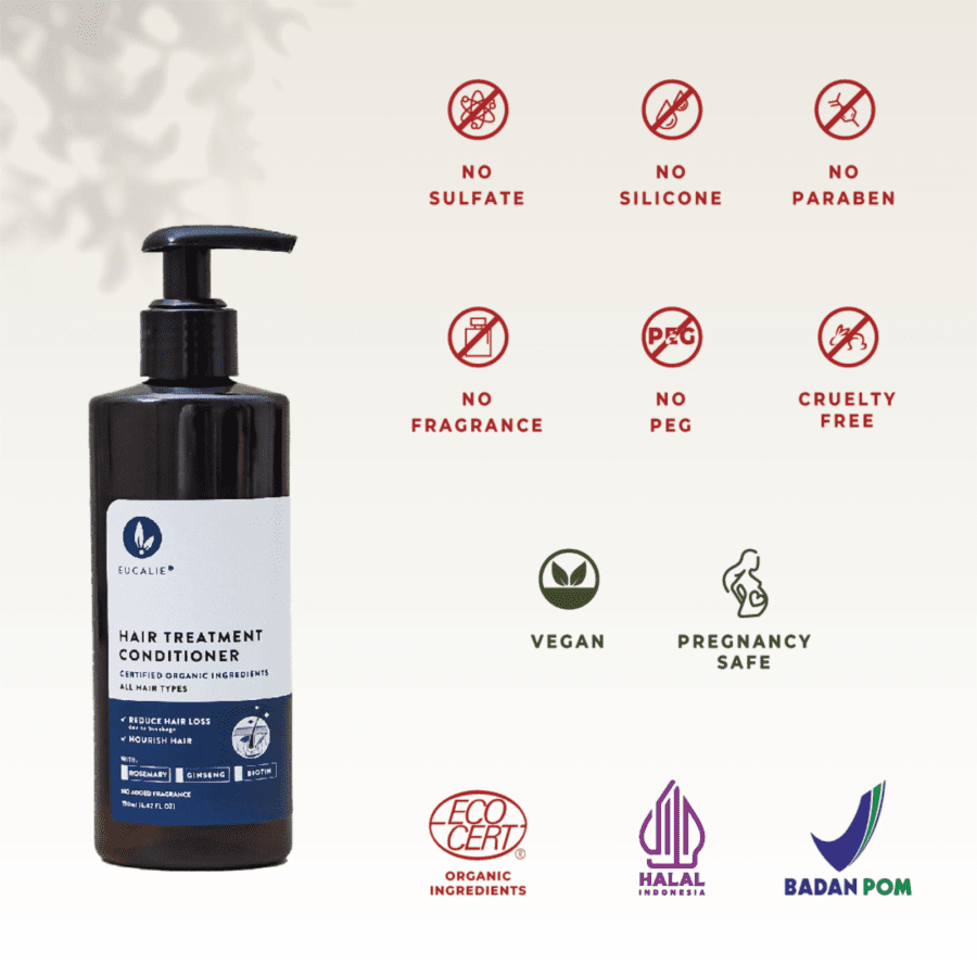 Eucalie Organic Hair Growth Hair Loss Treatment Conditioner