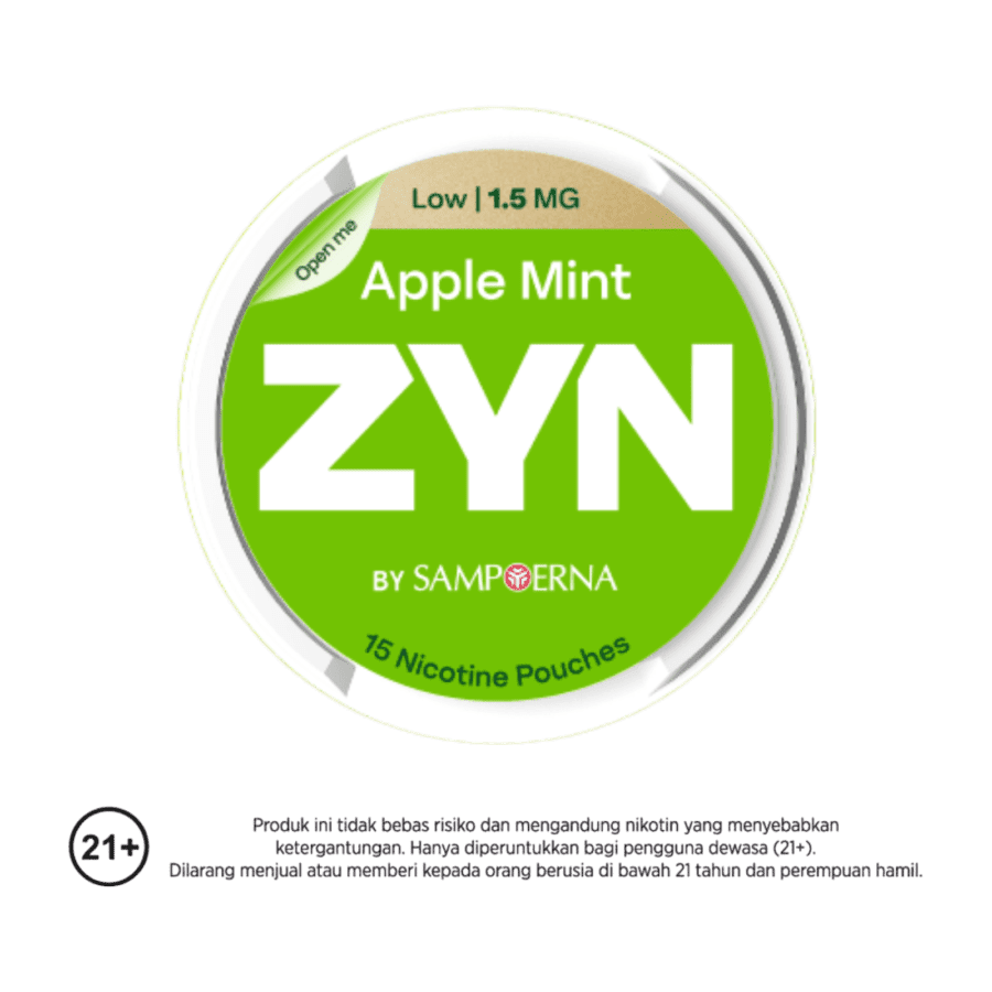 ZYN by Sampoerna Apple Mint Mini Dry Low Strength 1.5mg 15pcs