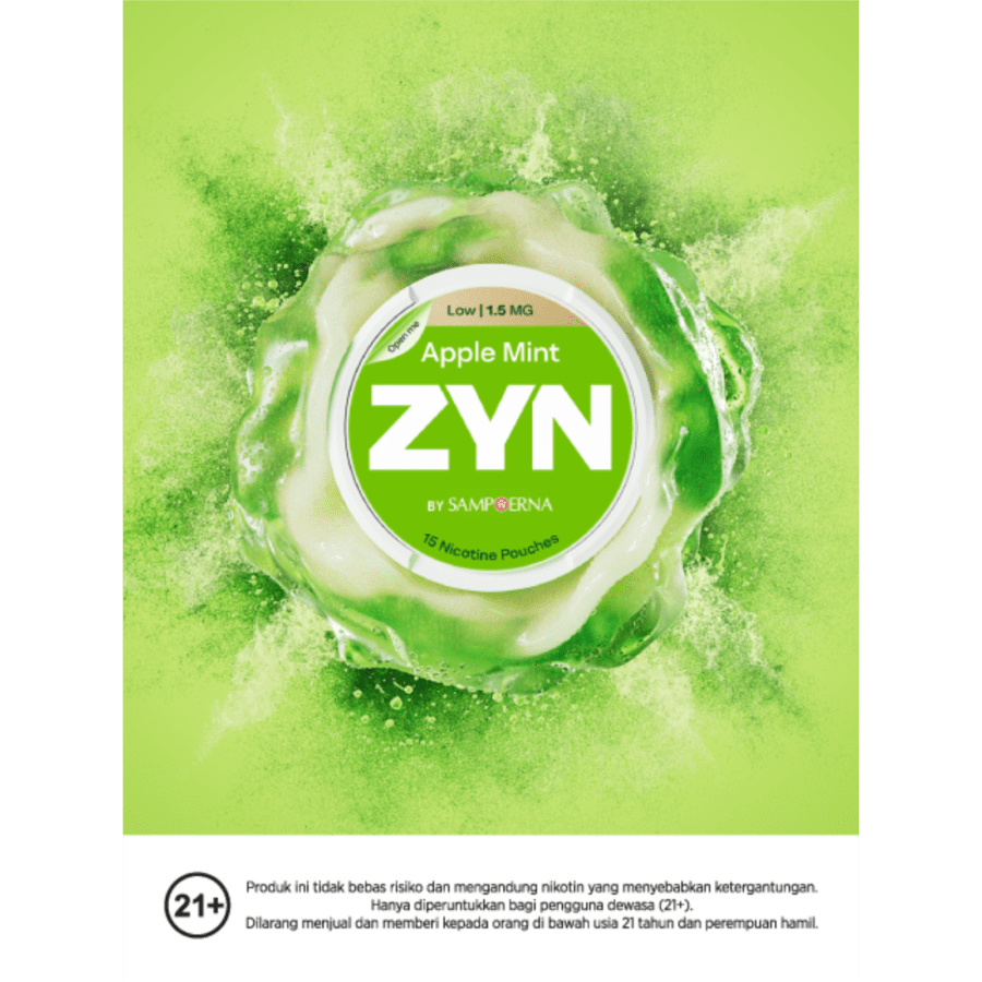 ZYN by Sampoerna Apple Mint Mini Dry Low Strength 1.5mg 15pcs