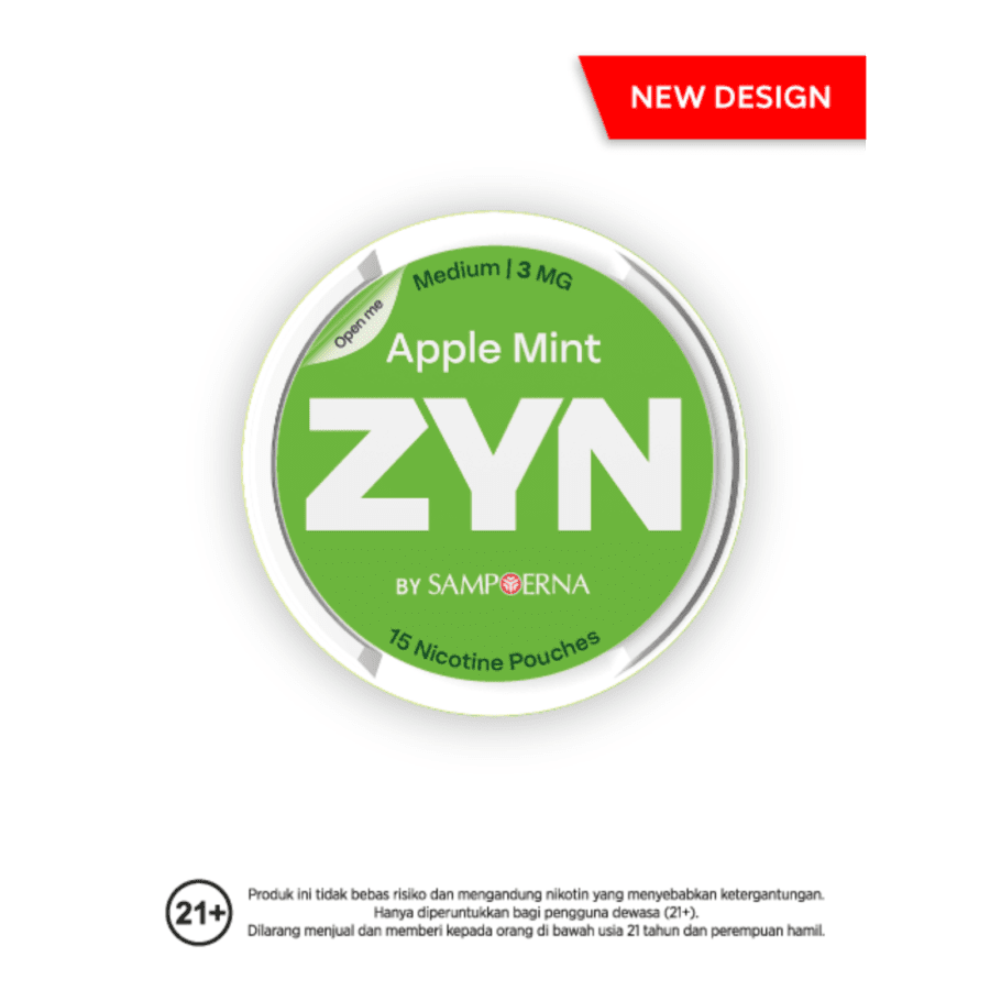 ZYN by Sampoerna Apple Mint Mini Dry Medium Strength 3mg 15pcs