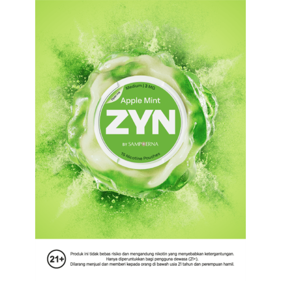 ZYN by Sampoerna Apple Mint Mini Dry Medium Strength 3mg 15pcs