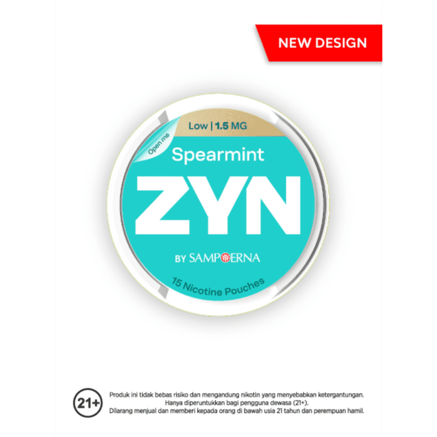 ZYN by Sampoerna Spearmint Mini Dry Low Stregth 1.5mg 15pcs
