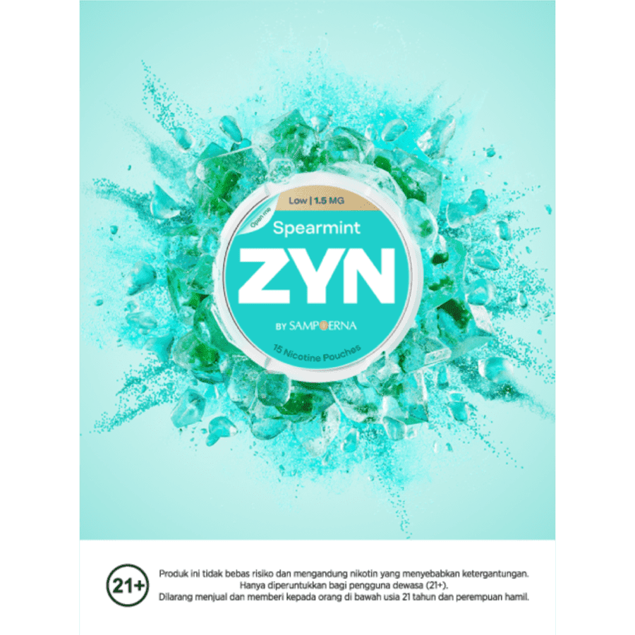 ZYN by Sampoerna Spearmint Mini Dry Low Stregth 1.5mg 15pcs