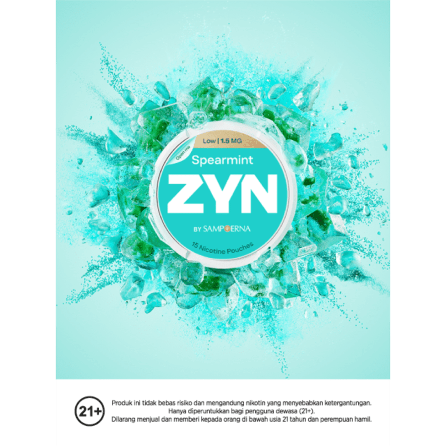 ZYN by Sampoerna Spearmint Mini Dry Low Stregth 1.5mg 15pcs