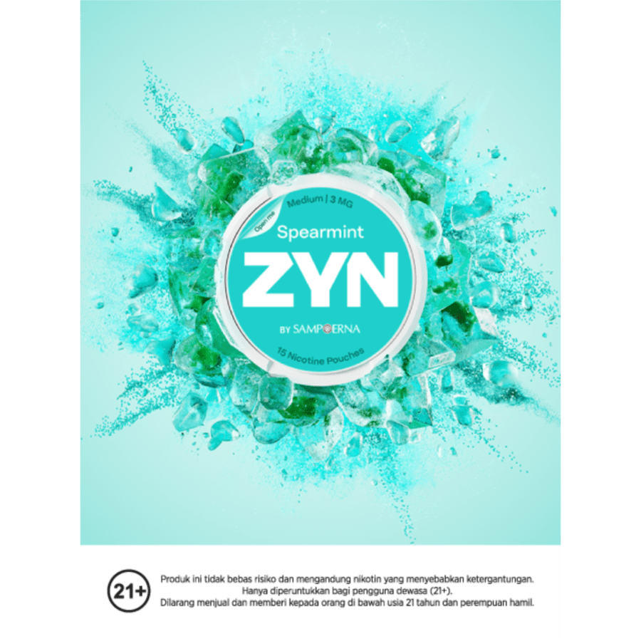 ZYN by Sampoerna Spearmint Mini Dry Medium Strength 3mg 15pcs