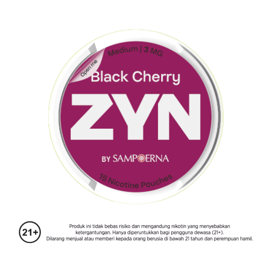 ZYN by Sampoerna Black Cherry Mini Dry Medium Strength 3mg 15pcs