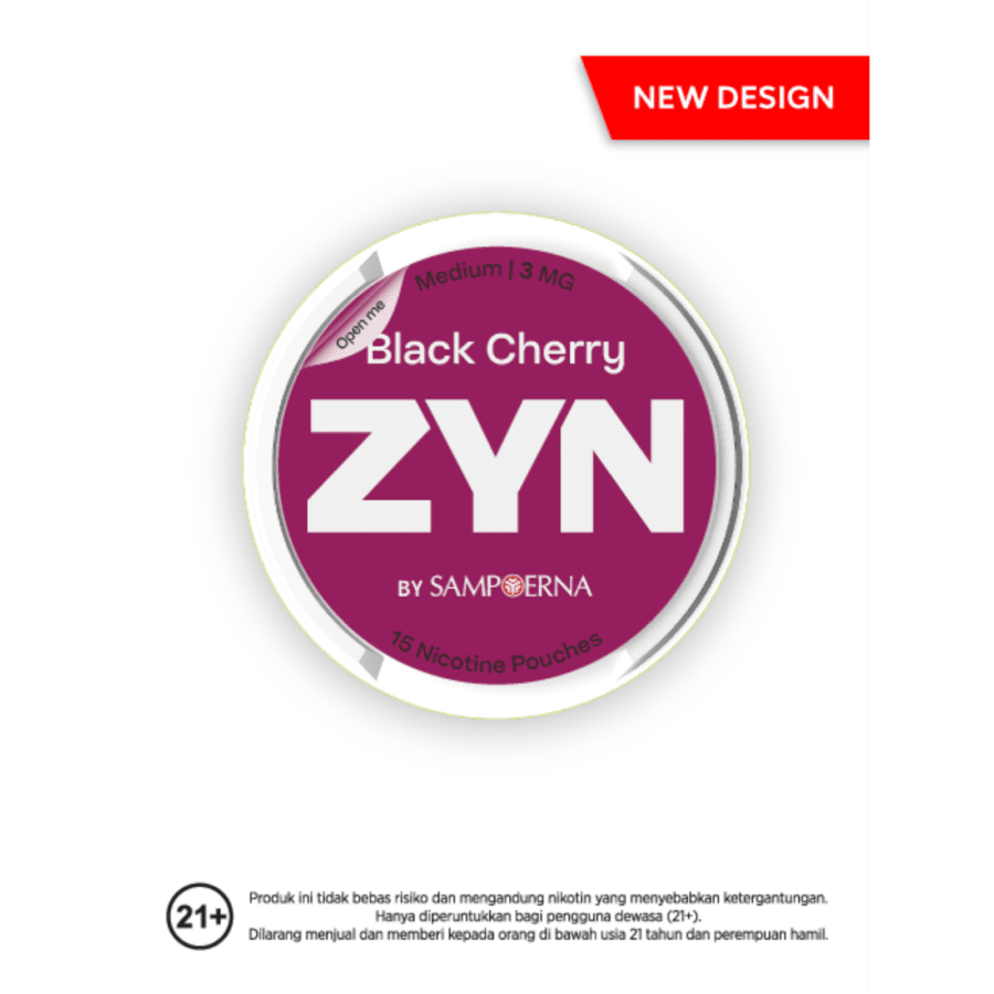 ZYN by Sampoerna Black Cherry Mini Dry Medium Strength 3mg 15pcs