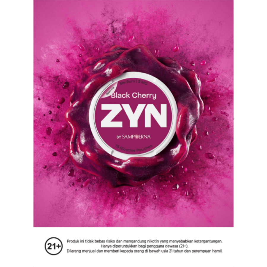 ZYN by Sampoerna Black Cherry Mini Dry Medium Strength 3mg 15pcs