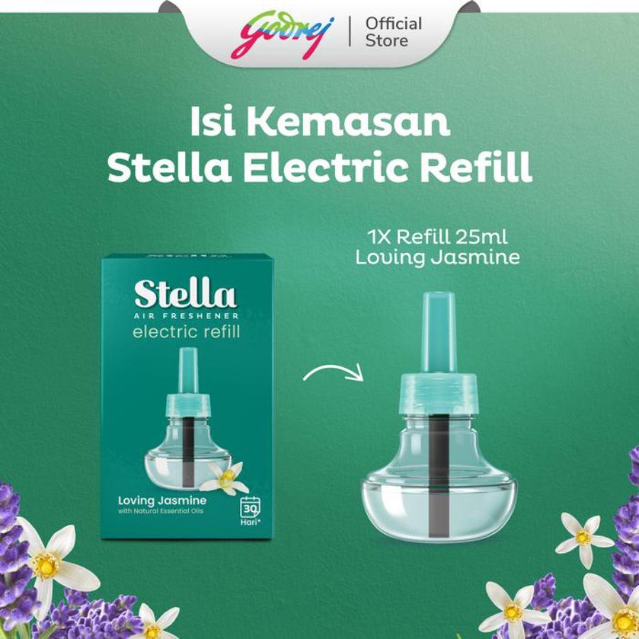 Stella Electric Loving Jasmine Pengharum Ruangan Refill 25ml