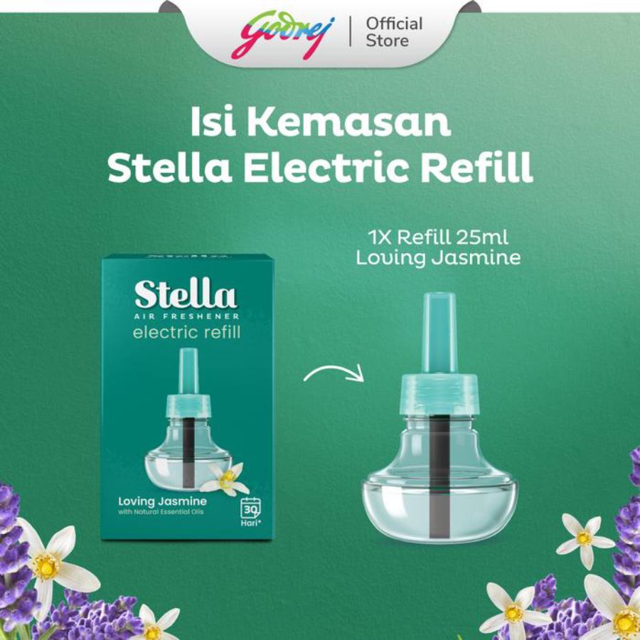 Stella Electric Loving Jasmine Pengharum Ruangan Refill 25ml