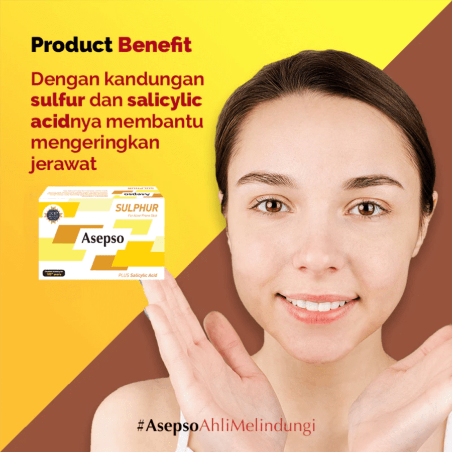 Asepso Sulphur Barsoap 80gram