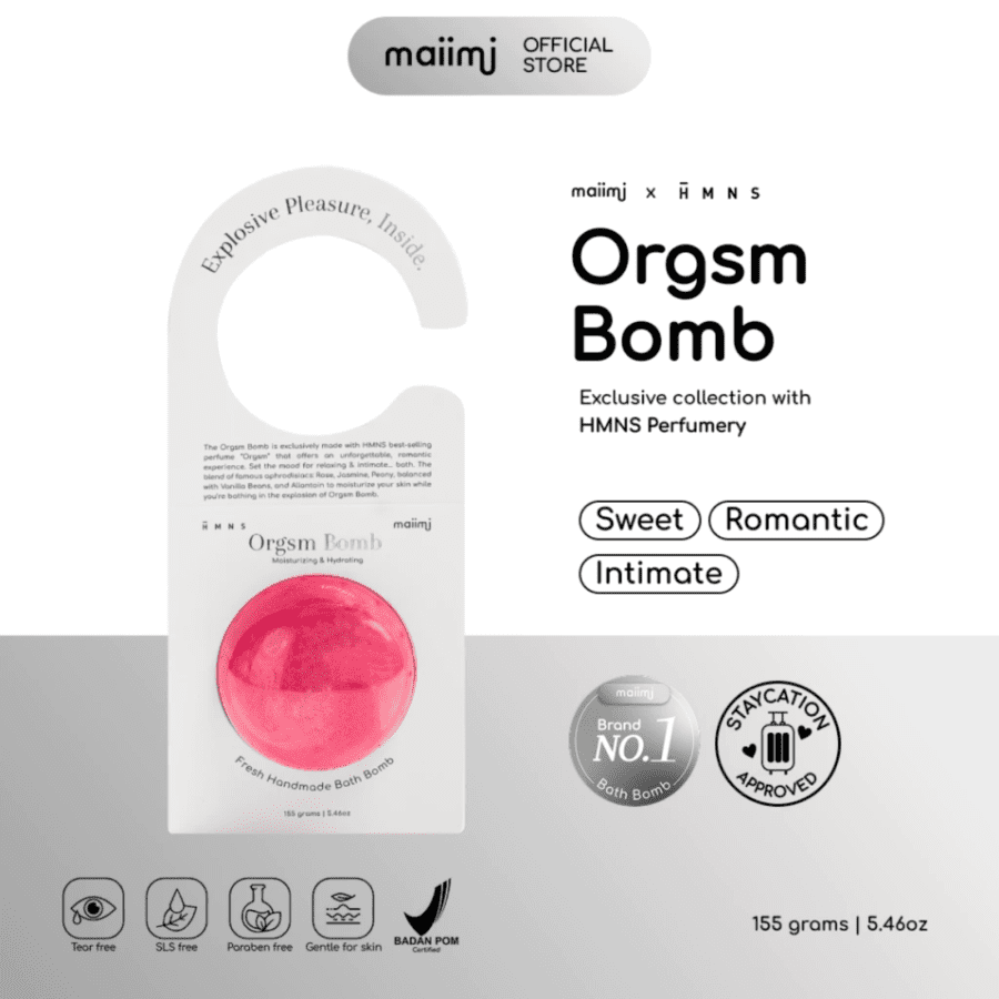 Maiimi X HMNS Orgsm Bath Bomb 155gram