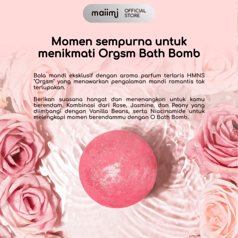 Maiimi X HMNS Orgsm Bath Bomb 155gram
