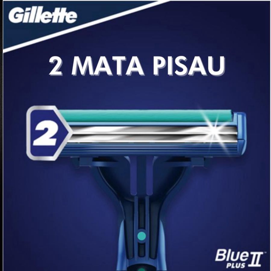 Gillette Blue Plus 2 Pisau Cukur 10pcs