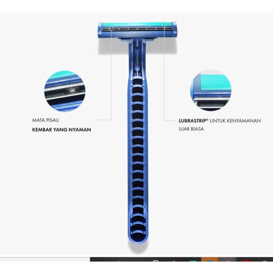 Gillette Blue Plus 2 Pisau Cukur 10pcs