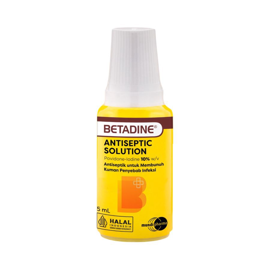 Betadine Antiseptic Solution Obat Luka 5ml
