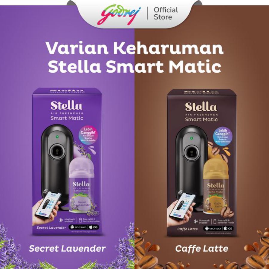 Stella Smart Matic Device Random Variant Pengharum Ruangan 1pcs