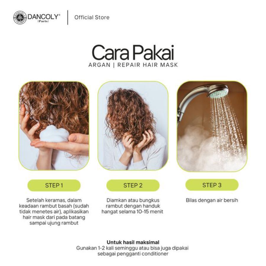 Dancoly Argan Repair Hairmask Sachet 25gram