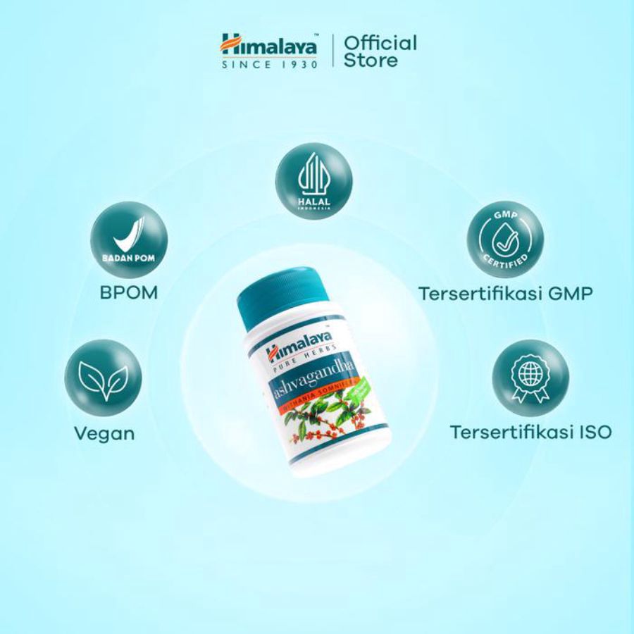 Himalaya Ashvagandha Suplemen 60kapsul
