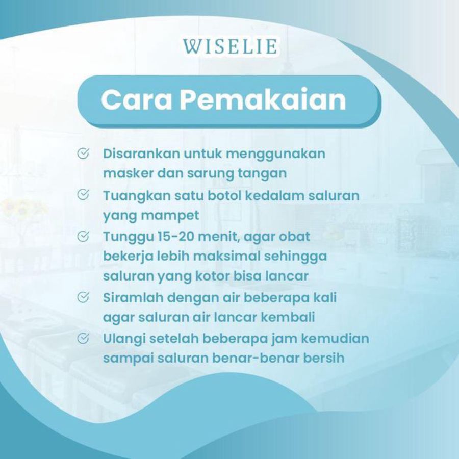 Wiselie Anti Sumbat Pipa 500gram