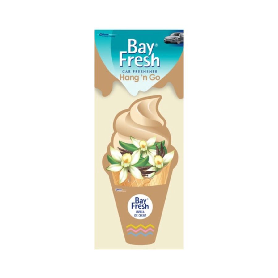 Bayfresh Hang 'n Go Vanilla Ice Cream Pengharum Mobil 1pcs