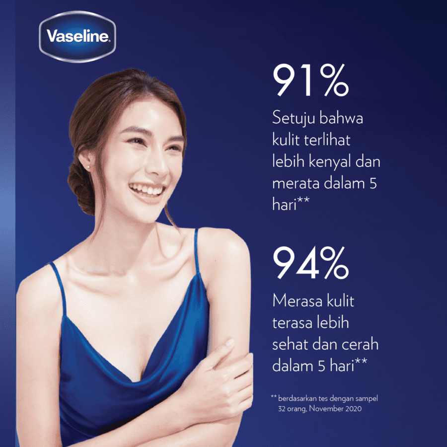 Vaseline Healthy Bright Gluta Gyaluron & Peptide Serum Overnight Repair Body Lotion 330ml