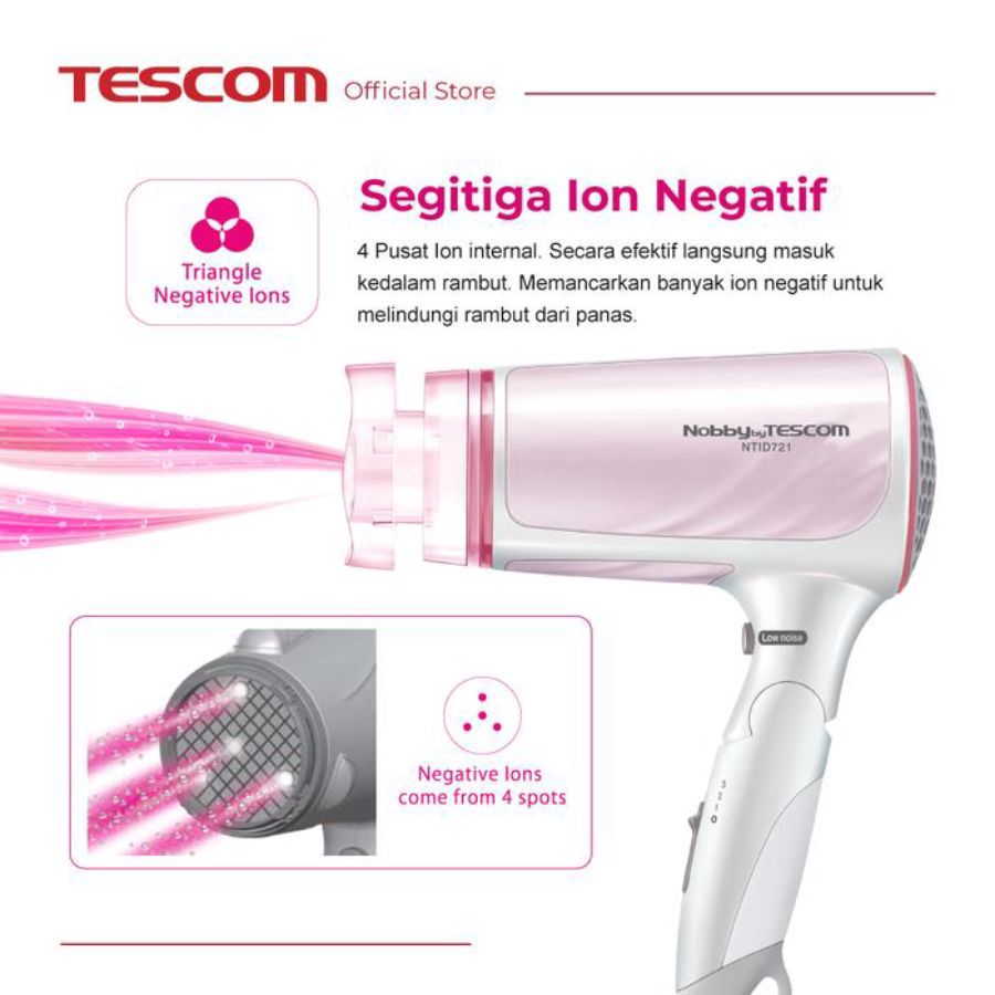 Tescom Ion Hair Dryer NTID721 1pcs
