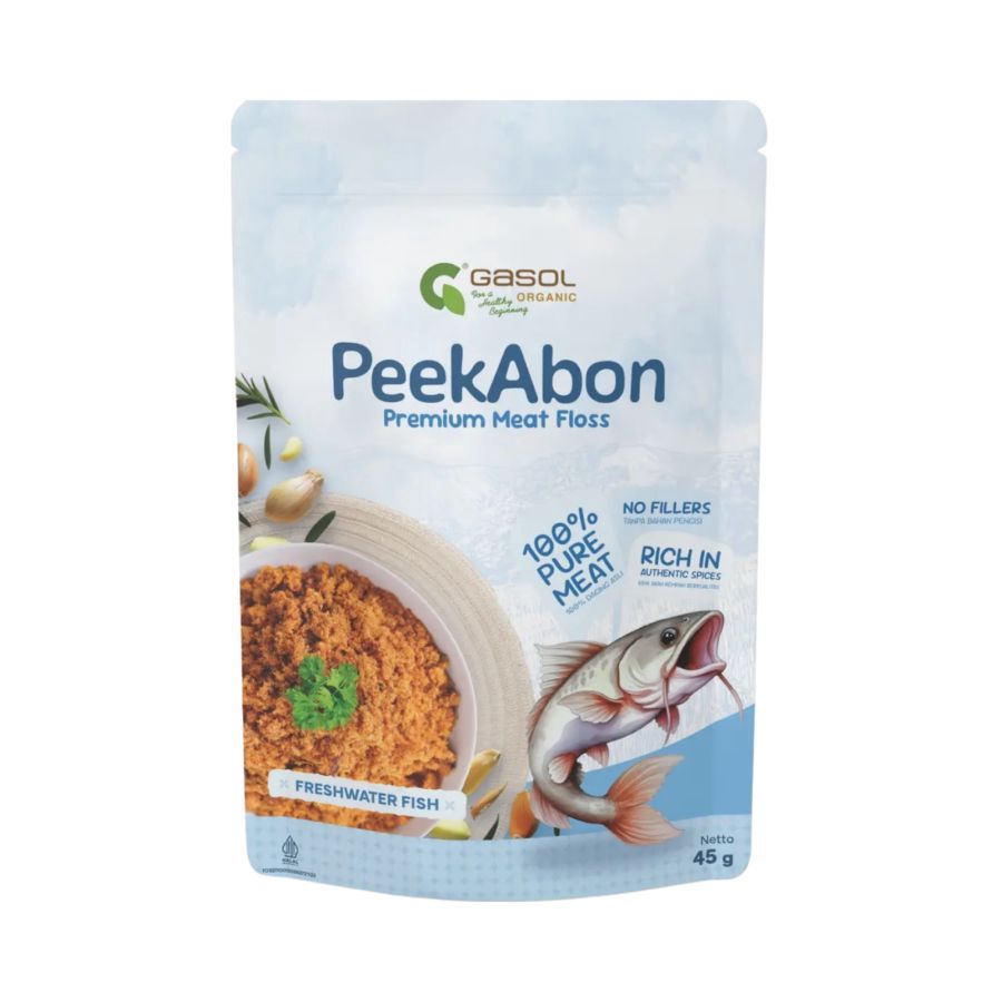 GASOL Organic PeekAbon Freshwater Fish MPASI 45gram