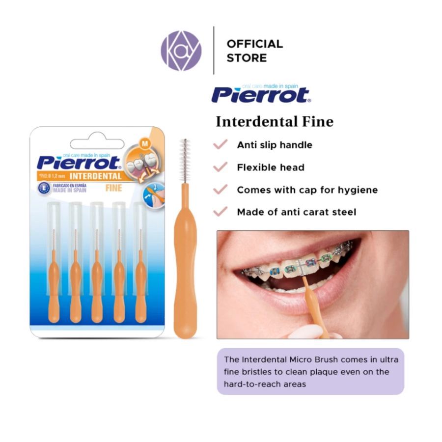 Pierrot Interdental Fine Mini Brush 1.2 mm Sikat Gigi