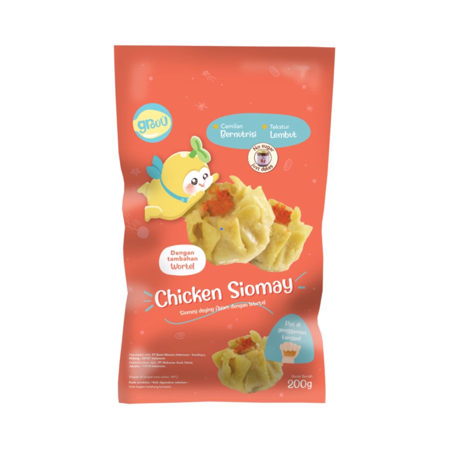 Grouu Finger Food Chicken Siomay MPASI Snack Bayi Anak