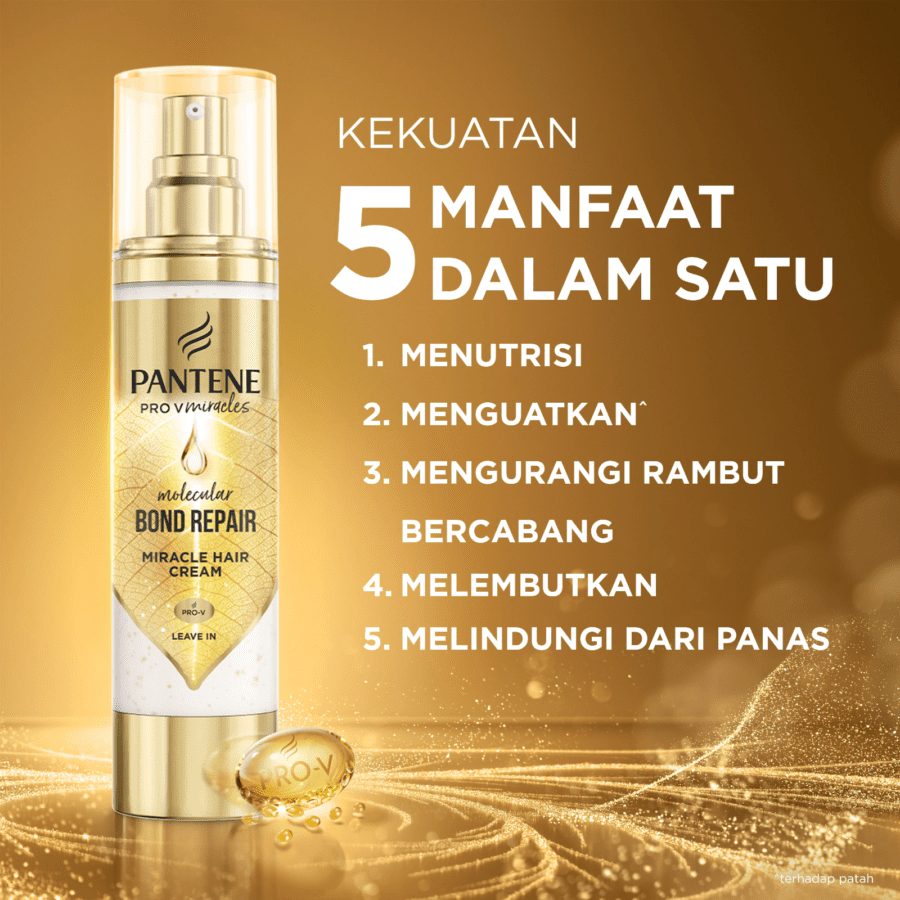 Pantene Pro V Miracles Bond Repair Miracle Hair Cream Perawatan Rambut 90ml