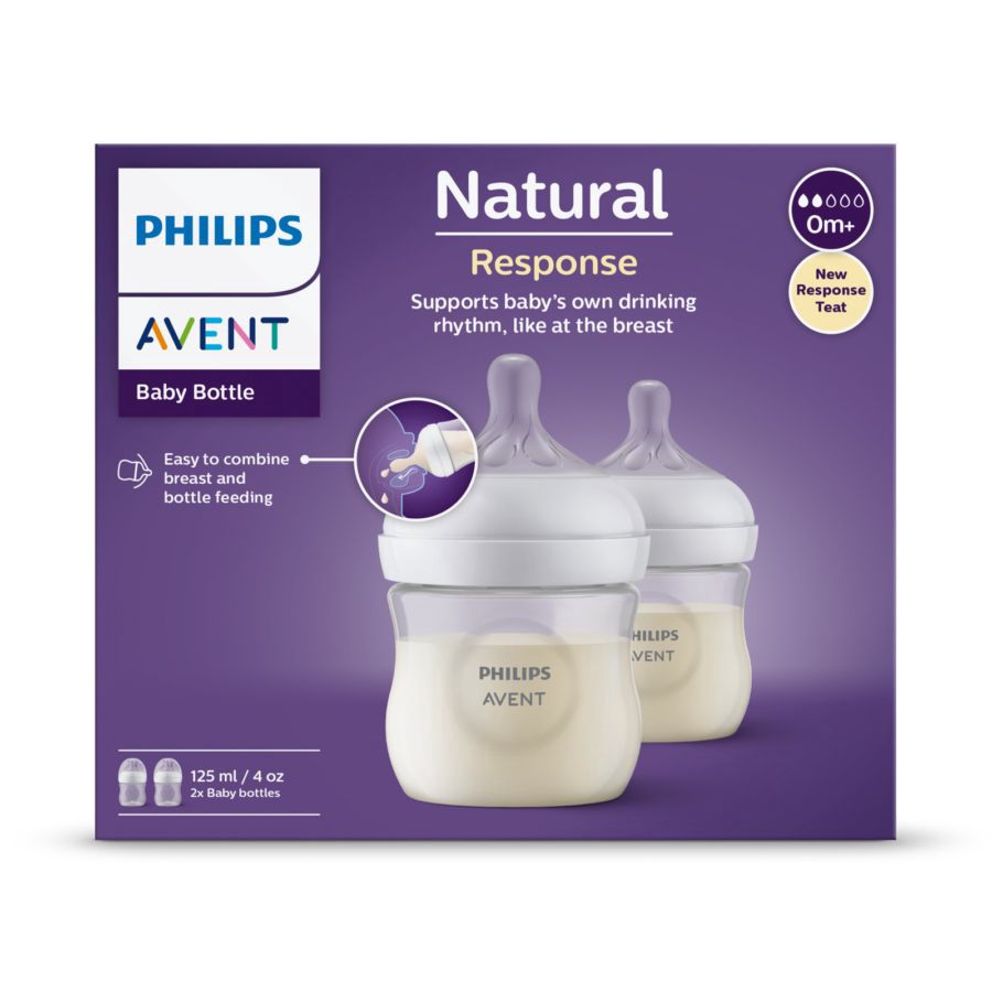 Philips Avent Natural Response Botol Susu Bayi 2 Pcs 125 ml 2pcs