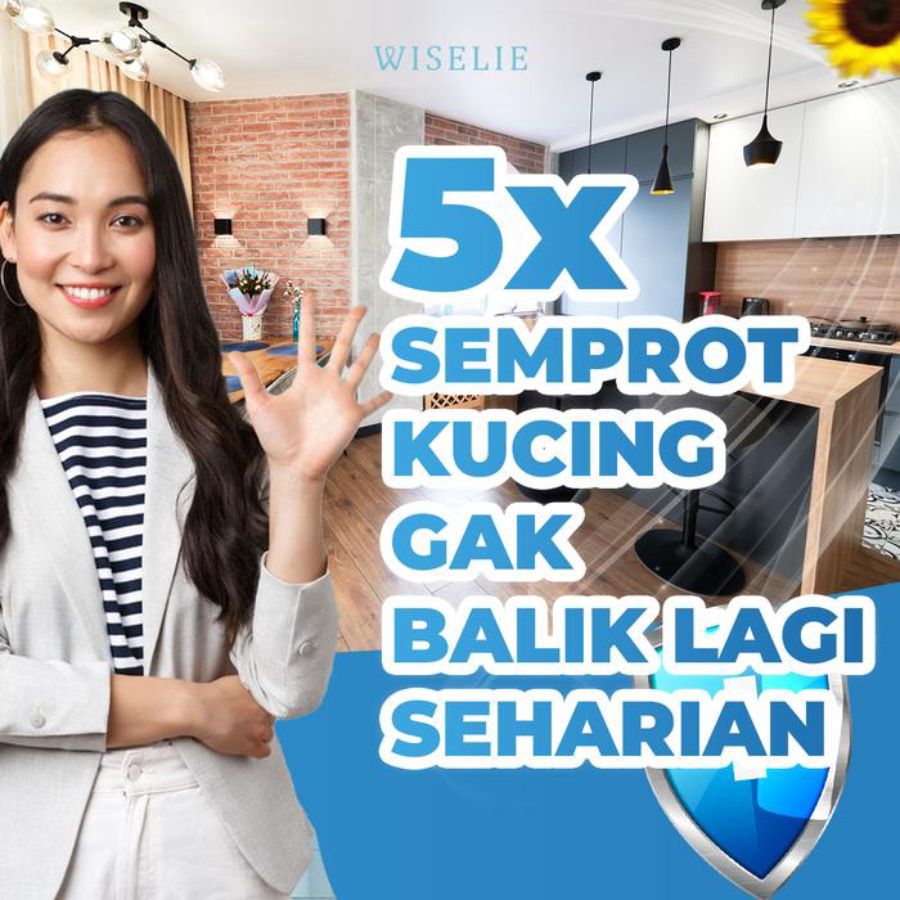 Wiselie Aromatic Spray Pengusir Kucing