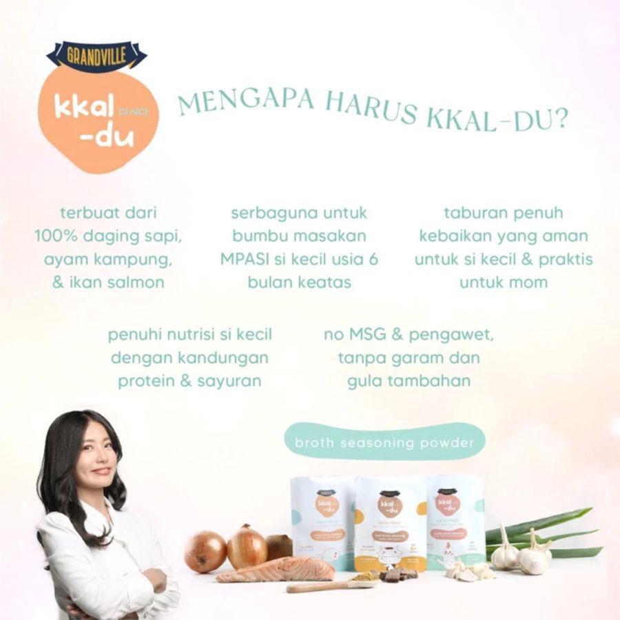Grandville Kkal-Du Beef Broth Seasoning Kaldu MPASI 40gram