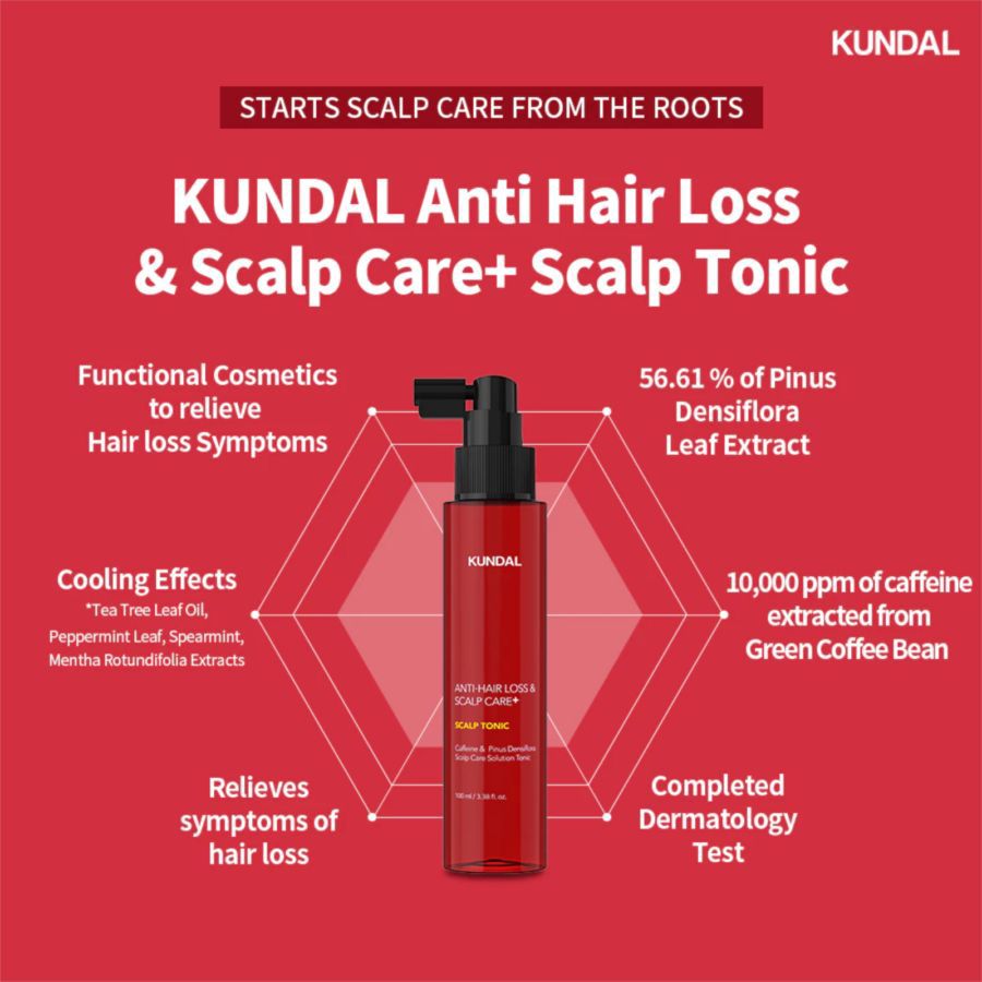 Kundal Head Spa & Scalp Care+ Solution Scalp Tonic Spray 100ml
