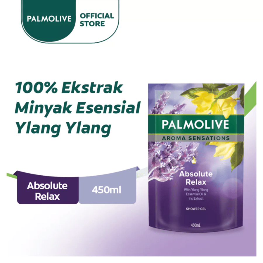 Palmolive Aroma Sensations Absolute Relax Shower Gel Pouch 450ml