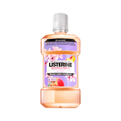 Listerine Sakura & Peach Antiseptic Mouthwash