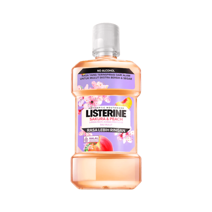 Listerine Sakura & Peach Antiseptic Mouthwash 250ml