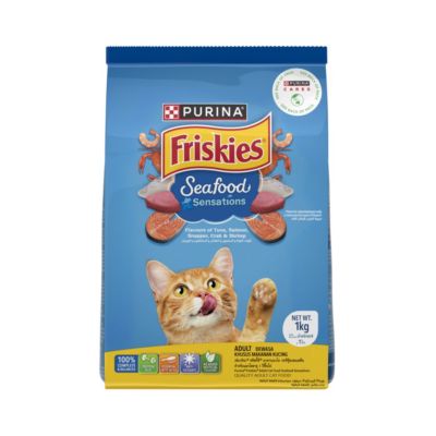 Friskies Seafood Sensations Adult Makanan Kucing Kering