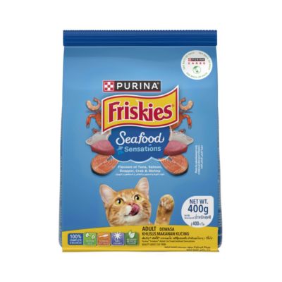 Friskies Seafood Sensations Adult Makanan Kucing Kering