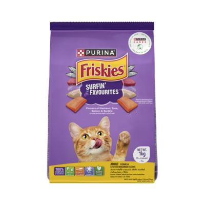 Friskies Surfin Favourites Adult Makanan Kucing Kering